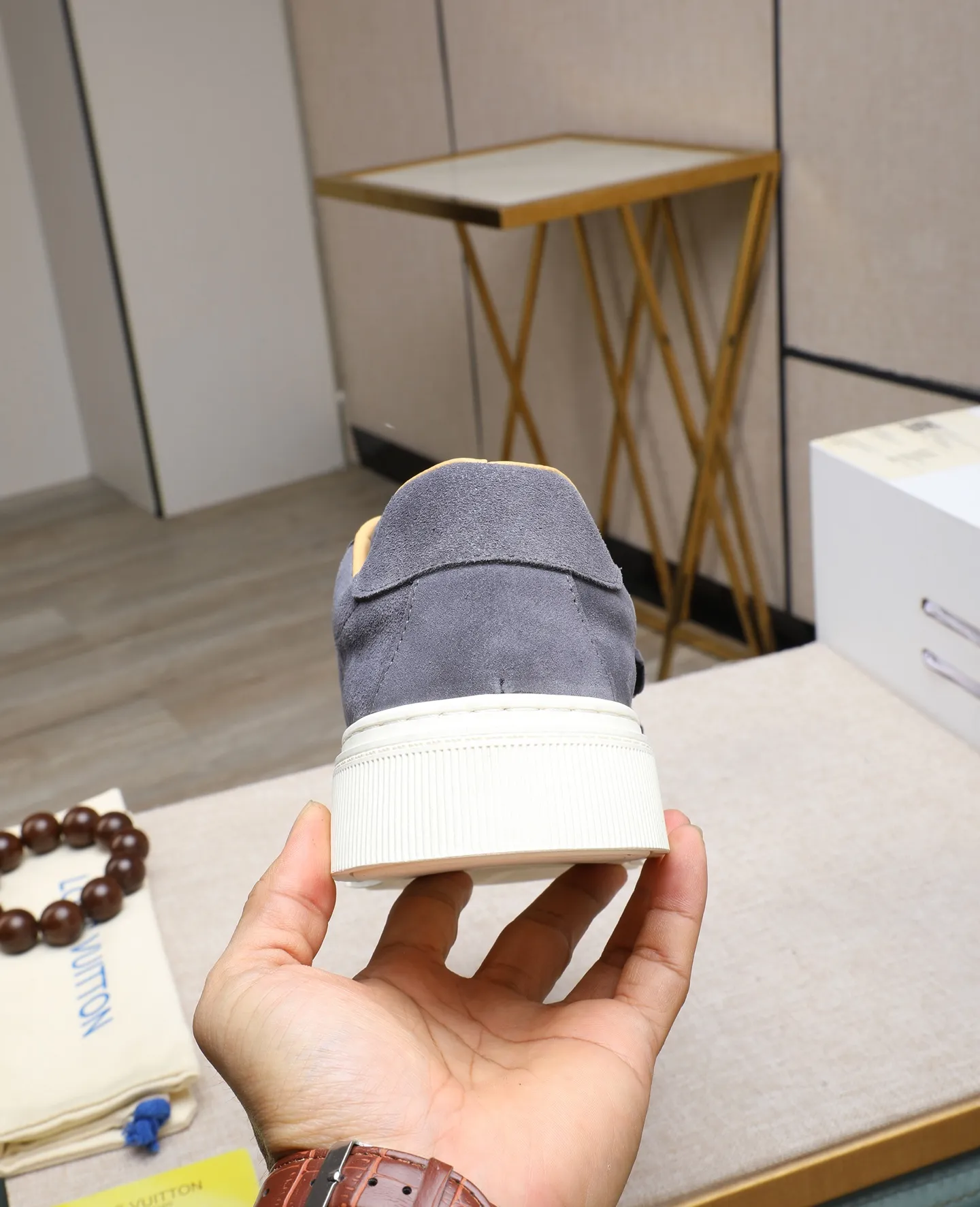Men's shoes 💰460 [LV～] Men's casual shoes 2025z cabinet sales simultaneously 🔶Size: 38-44 #️⃣ 🔷3 colors🔜The upper is made of multi-material splicing➕cow leather lining, comfortable and breathable, sole: original comfortable and wear-resistant outsole, ⚠️real thing📱photographed🎬real thing is better📢📢📢